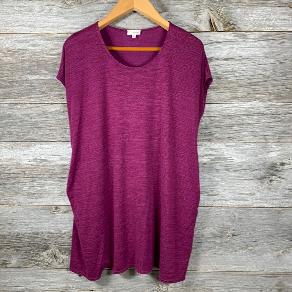 Wilfred Free Lorelei oversized Berry dress